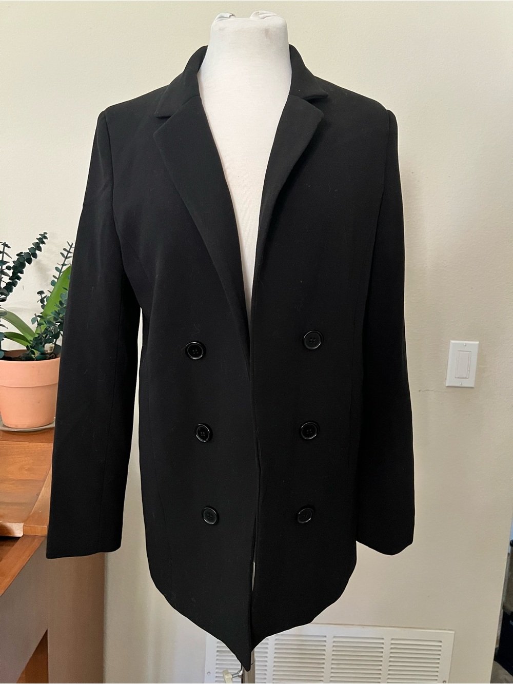 Forever 21 Black Career Jacket Blazer Size Large New with Tags